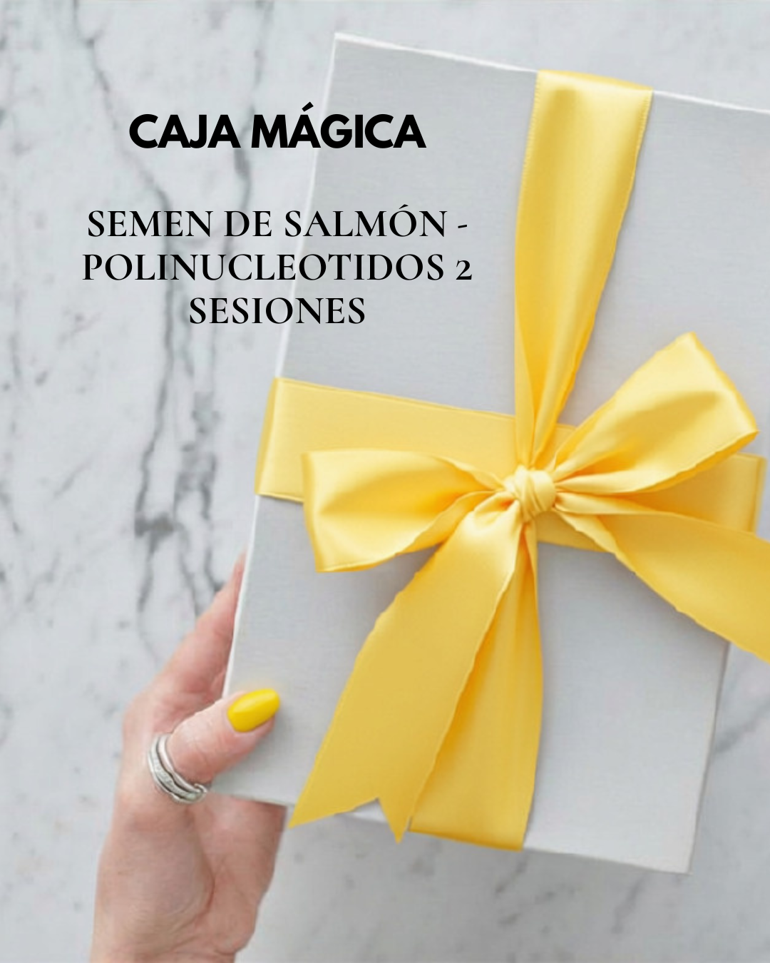 CAJA MÁGICA- 2 SESIONES SEMEN DE SALMÓN O POLINUCLEOTIDOS 1 CAJA MÁGICA- 2 SESIONES SEMEN DE SALMÓN O POLINUCLEOTIDOS