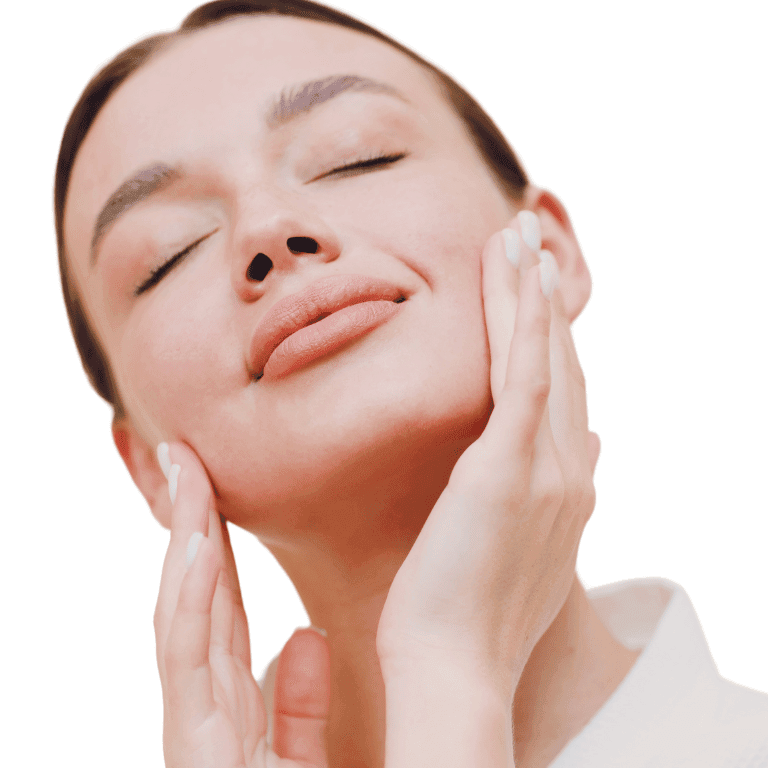 Mujer con piel rejuvenecida disfrutando de los efectos del tratamiento con láser Endolift® para reafirmar y tensar la piel.
