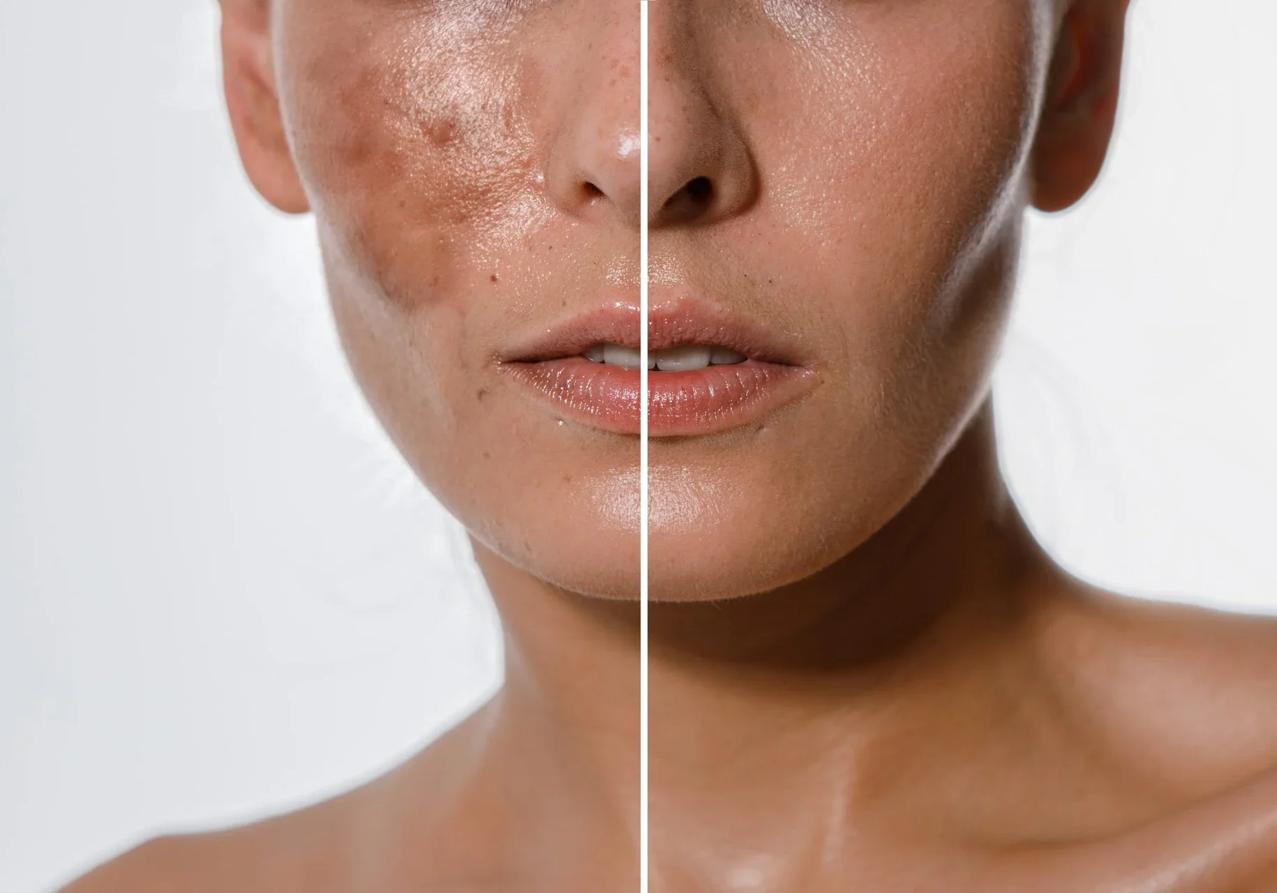 Antes y después del tratamiento manchas cara Resultados tratamiento manchas cara